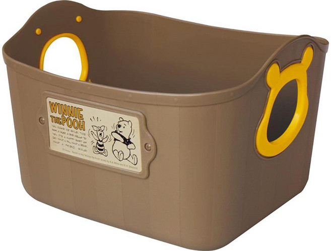 nishiki 錦化成 Disney POOH 日本製置物籃 SQ5 2.5L, 咖啡色, 1個
