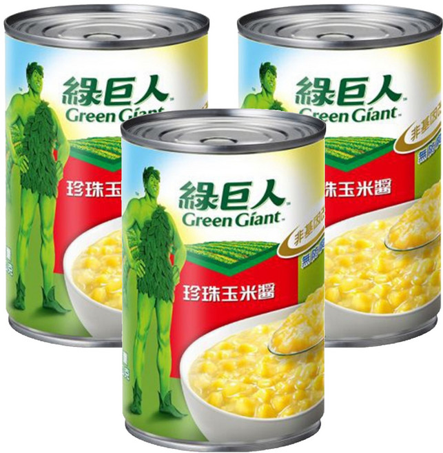 Green Giant 綠巨人 珍珠玉米醬, 425g, 3罐