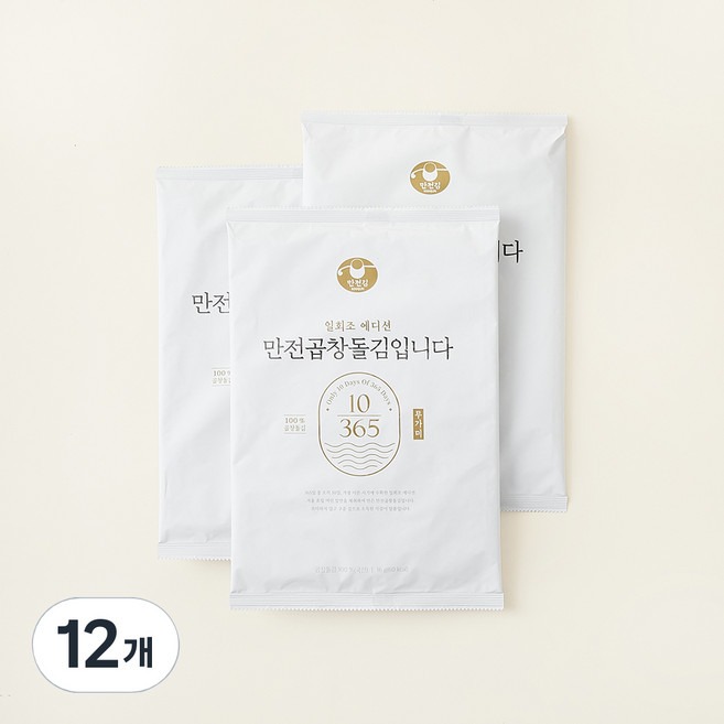 만전김 만전 곱창 돌김 입니다 무가미, 16g, 12개