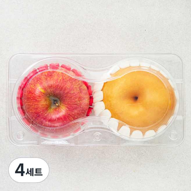 곰곰 당도선별 사과와 배 세트 1kg, 4세트