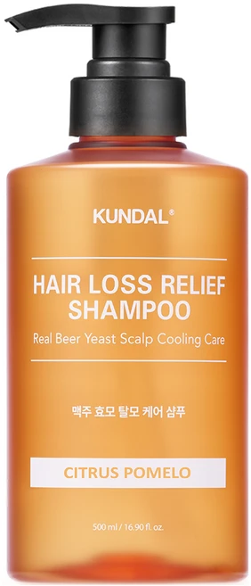 쿤달 맥주효모 탈모샴푸 시트러스포멜로향, 500ml, 1개 - 쿠팡