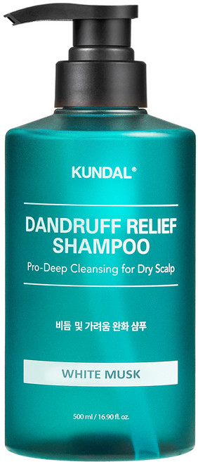 KUNDAL 昆黛爾 乾性頭皮護理洗髮精 白麝香, 500ml, 1瓶