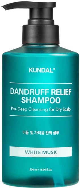 쿤달 프로 클린 비듬샴푸 화이트 머스크향, 1개, 500ml - 쿠팡