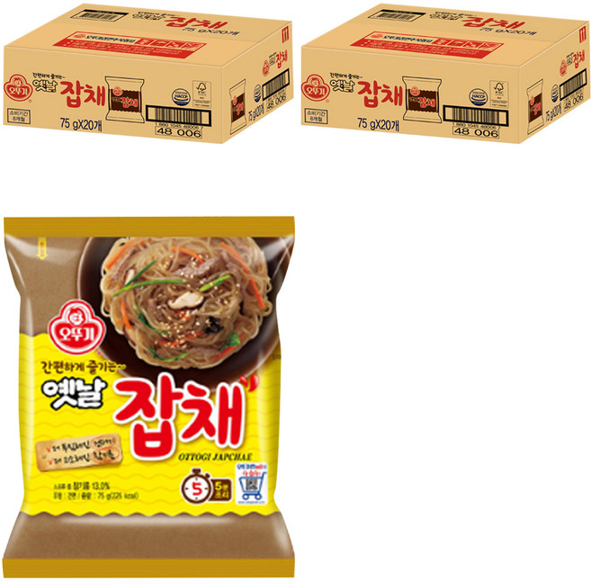 오뚜기옛날 잡채 75g, 40개