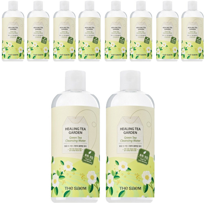 더샘 힐링 티 가든 그린티 클렌징 워터, 500ml, 10개