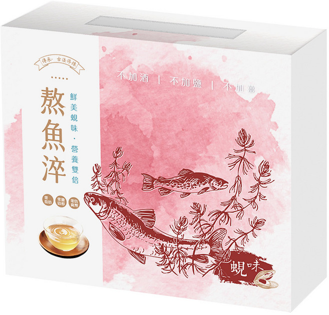 Fresh&Tasty 虱故鄉 熬魚淬 常溫補氣蜆味禮盒 10包, 70ml, 1組