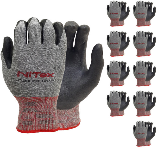 나이텍스 장갑 P-200 L, 혼합 색상, 10개