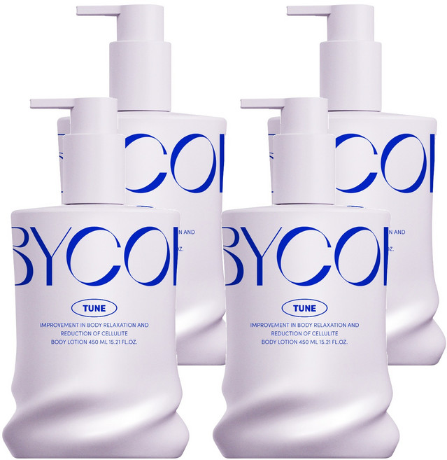 바이컬러 튠 탄력 바디로션, 450ml, 4개