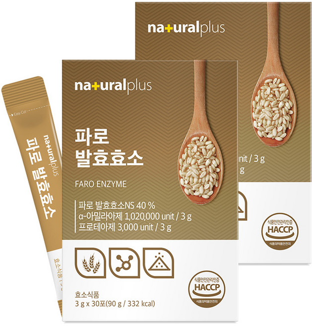 내츄럴플러스 파로 발효효소 30p, 90g, 2개