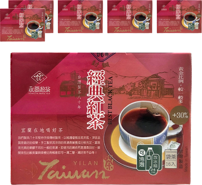 永發茗茶 經典紅茶, 2.7g, 16包, 6盒