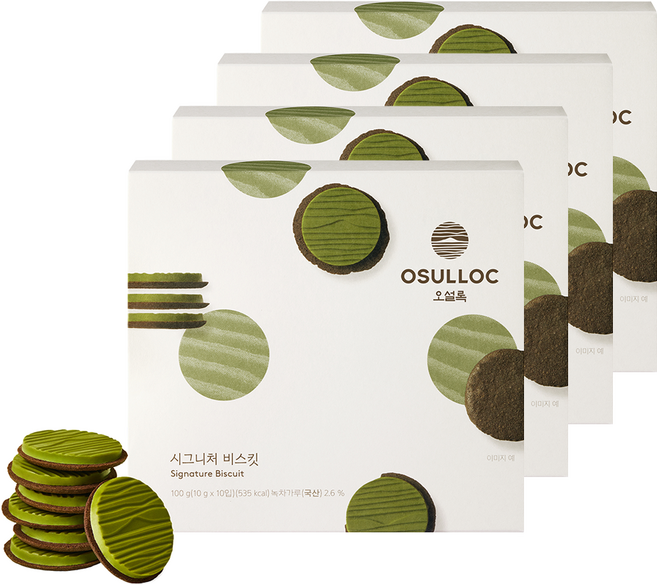 오설록 시그니처 비스킷 10p, 100g, 4개