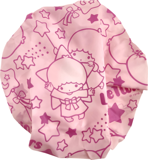 LITTLE TWIN STARS 雙星仙子 浴帽 直徑28cm 耐溫60°C, 粉色, 12個