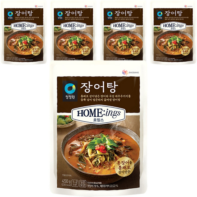호밍스 장어탕, 450g, 5개
