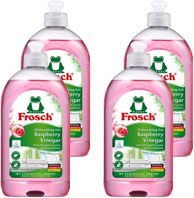 프로쉬 독일 주방세제 라즈베리, 500ml, 4개