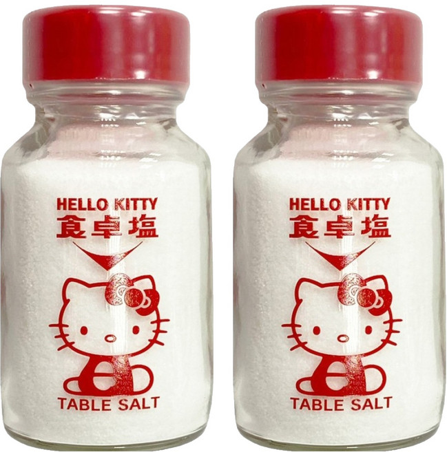 Hello Kitty 凱蒂貓 食卓鹽, 100g, 2罐