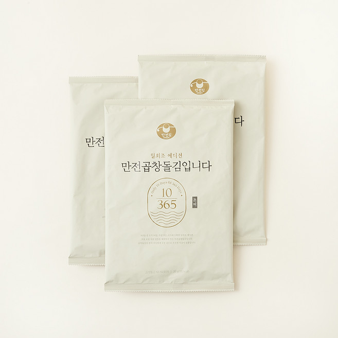 만전김 만전 곱창 돌김 입니다 조미, 20g, 3개