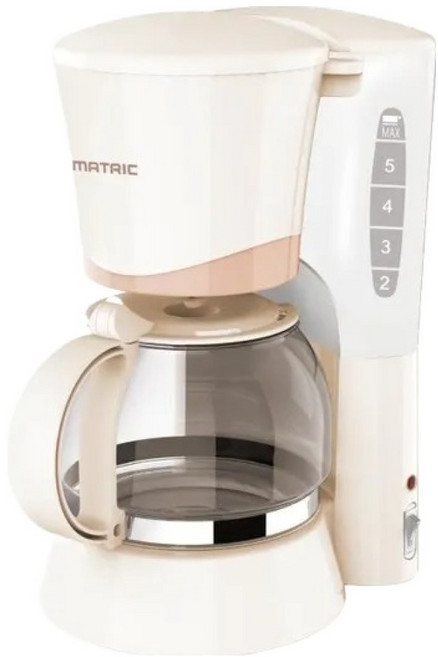 MATRIC 松木家電 6人份美式咖啡機, MG-CM0611, 白色