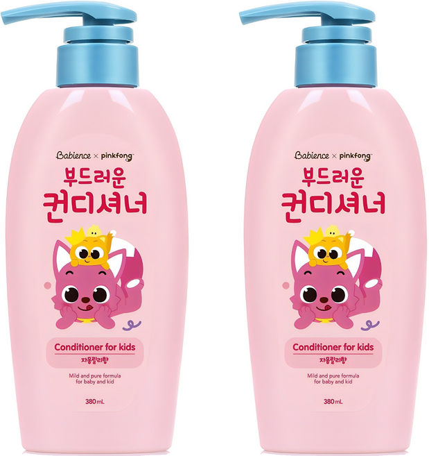 베비언스 핑크퐁 컨디셔너 자몽릴리향, 380ml, 2개