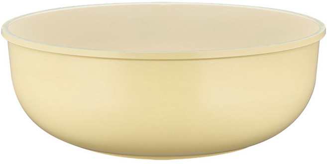 로이첸 IH 비스포크팬 핸들 미포함 궁중팬 치즈옐로우, 1개, 28cm