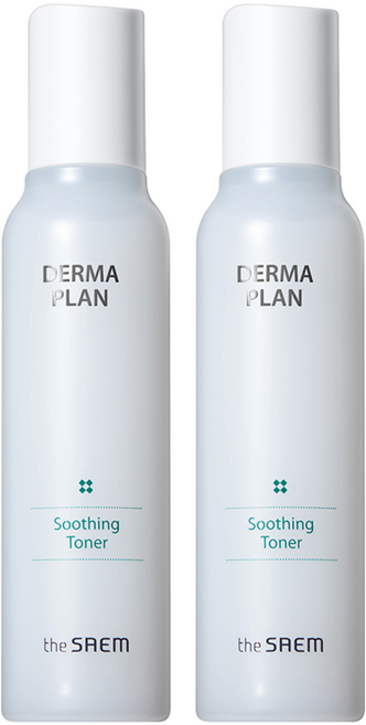 더샘 더마 플랜 수딩 토너, 155ml, 2개