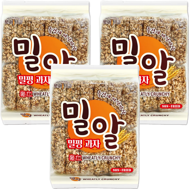 HEALTH DAILY 健康日誌 韓式麥粒棒, 3個, 380g