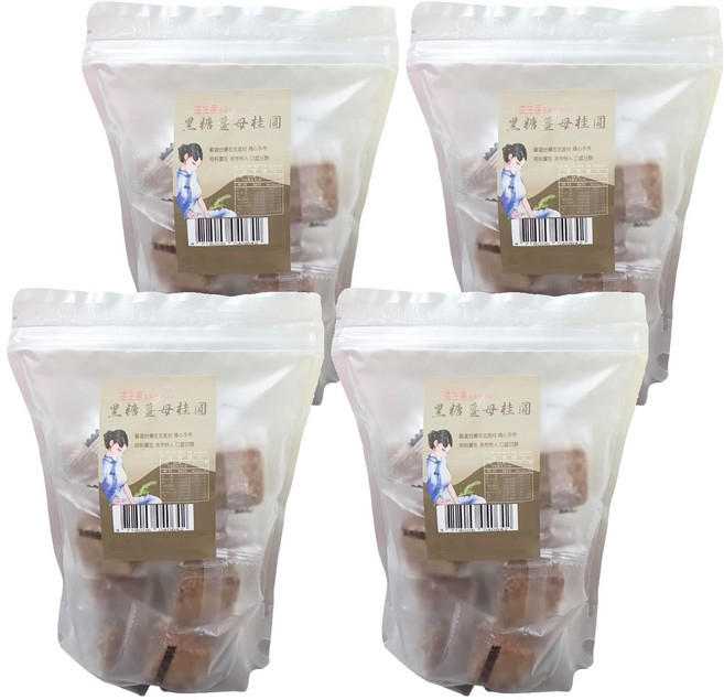 蔡薑君 益生菌黑糖薑母桂圓, 17g, 15個, 4袋