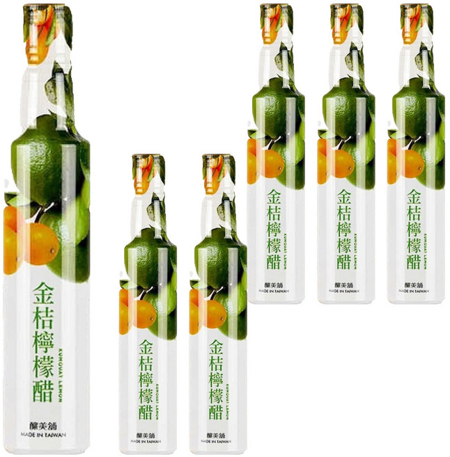 釀美舖 金桔檸檬醋, 6瓶, 250ml