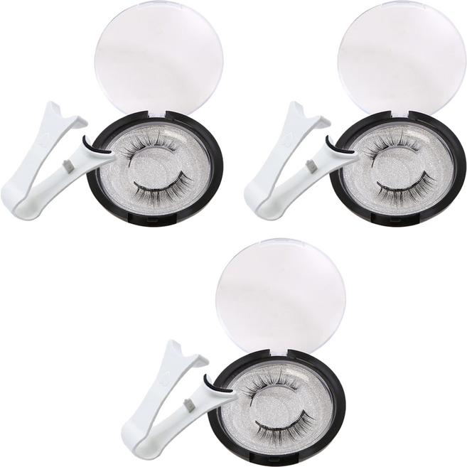 磁吸假睫毛 + 睫毛夾, 006魅力漫畫睫, 3組