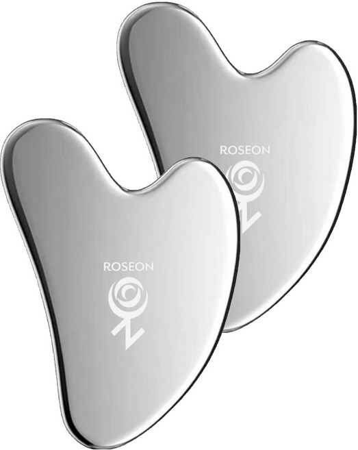 로즈온 리프팅 스틸괄사, 실버, 2개