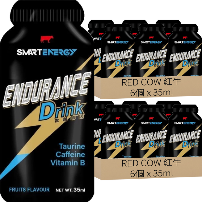 RED COW 紅牛 能量續航飲 酸甜果香風味, 12個, 35ml