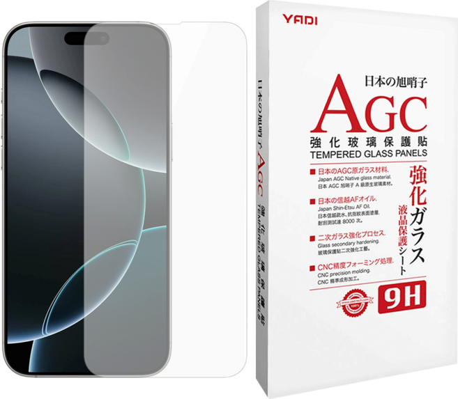 YADI 亞第 水之鏡 玻璃保護貼, 1個