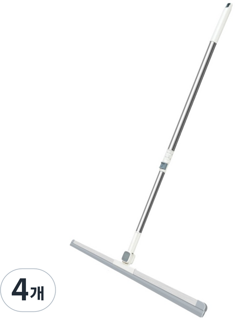 달콤무드 물기제거 와이드 롱 스퀴지 화이트, 4개