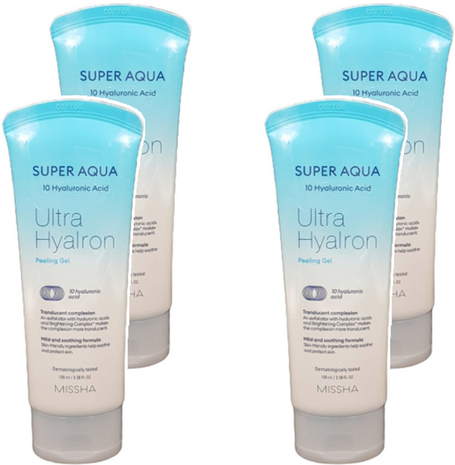 미샤 수퍼 아쿠아 울트라 히알론 필링젤, 100ml, 4개