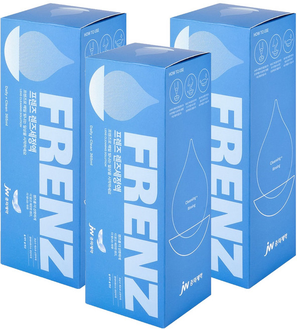 프렌즈 렌즈용액, 3개, 365ml