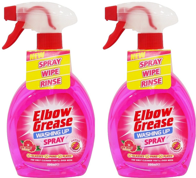Elbow Grease 英潔利 葡萄柚噴霧洗碗精, 2個, 500ml