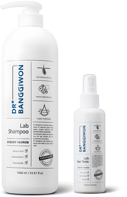 닥터방기원 랩 탈모증상완화 샴푸 1L + 헤어토닉 150ml 세트, 1개