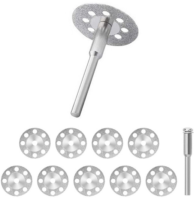 메오 미니 전동 그라인더 다이아몬드 컷팅휠 10pcs 20mm, 1세트