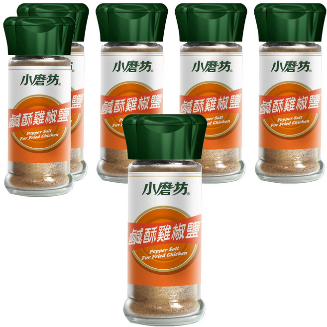 小磨坊 鹽酥雞椒鹽, 45g, 6瓶