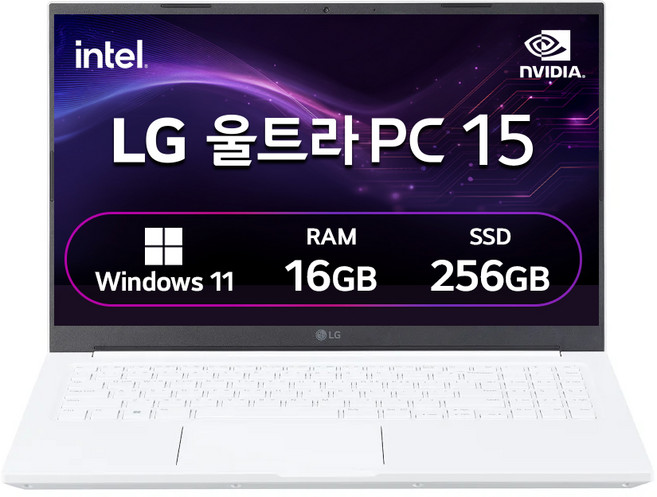 LG전자 2023 울트라 PC 15 코어i5 인텔 13세대 지포스 MX550, 화이트, 256GB, 16GB, WIN11 Home, 15U50R-SA5CK