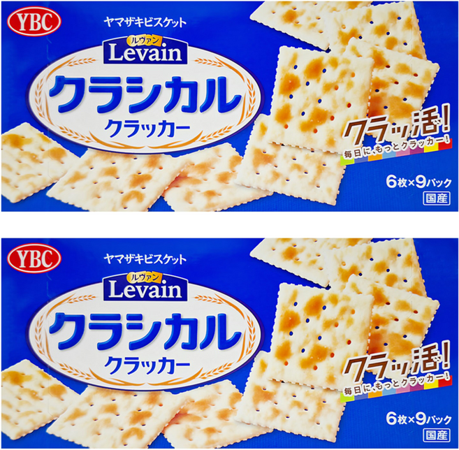 YBC Levain 原味蘇打餅 9包, 170.1g, 2盒