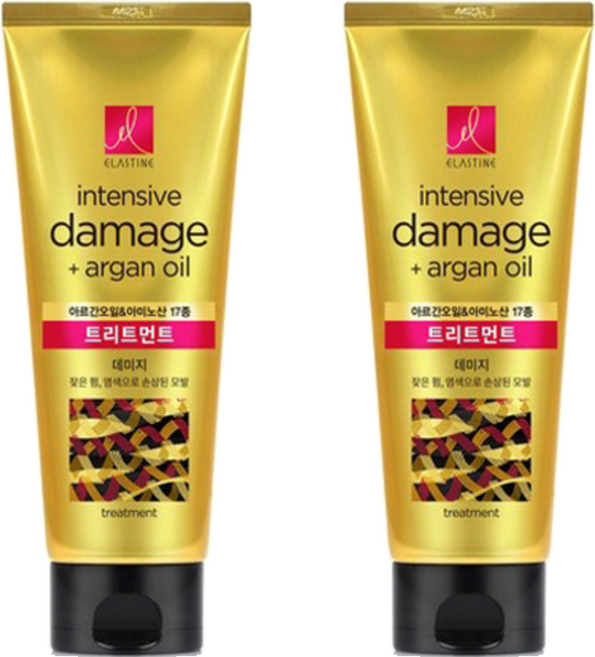 엘라스틴 아르간오일 데미지 트리트먼트, 200ml, 2개
