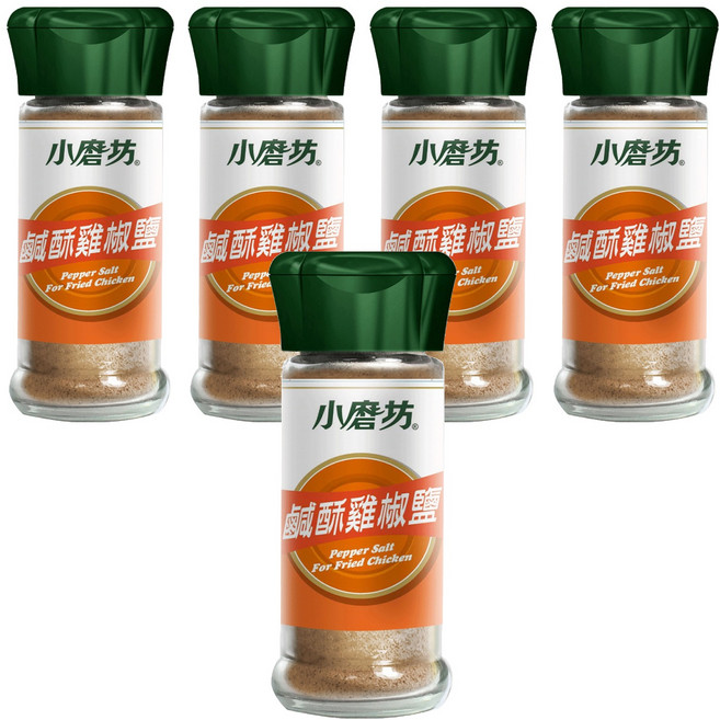 小磨坊 鹽酥雞椒鹽, 45g, 5瓶