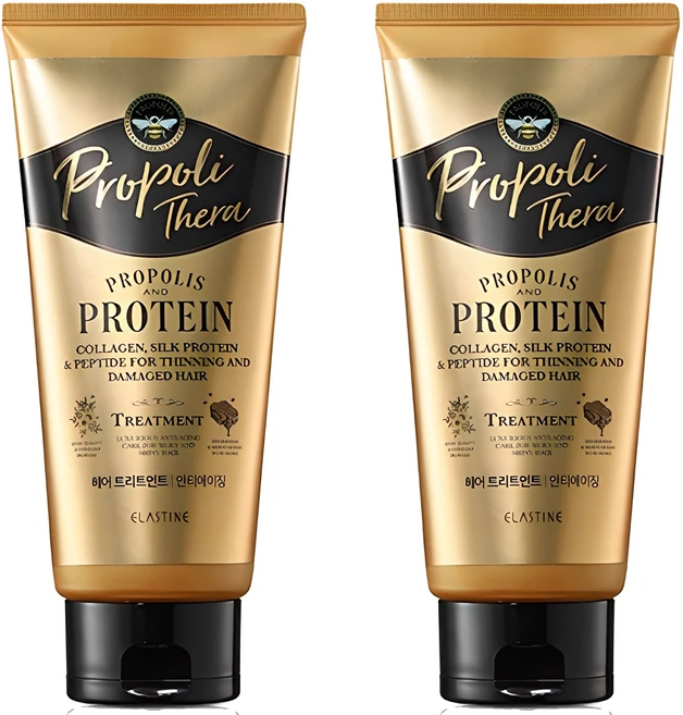 엘라스틴 프로폴리테라 손상 모발용 헤어트리트먼트, 300ml, 2개 - 쿠팡