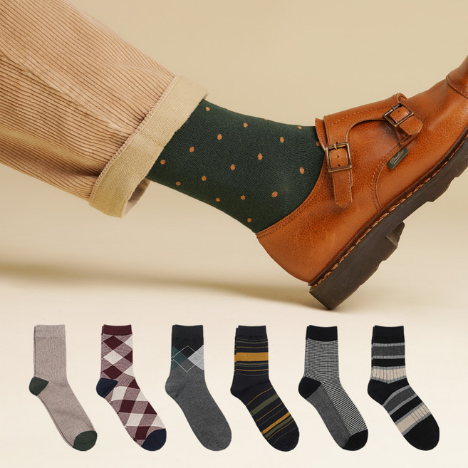 삭피엔스 남성용 7days 프리미엄 양말 선물세트