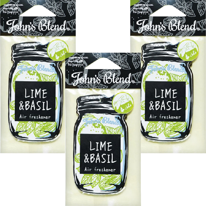 John's Blend 居家香氛片3片組 青檸麝香, 18g, 1組