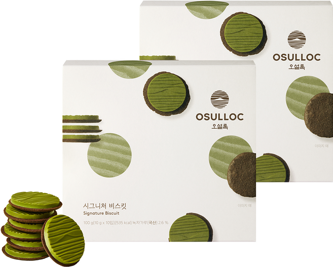 오설록 시그니처 비스킷 10p, 100g, 2개