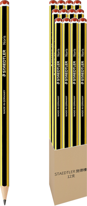 STAEDTLER 施德樓 Noris 120 鉛筆, 12支