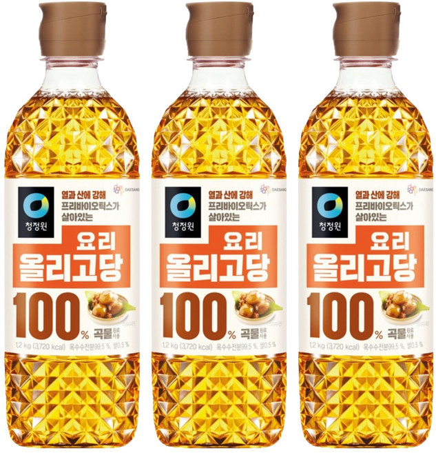 청정원 요리올리고당, 1.2kg, 3개