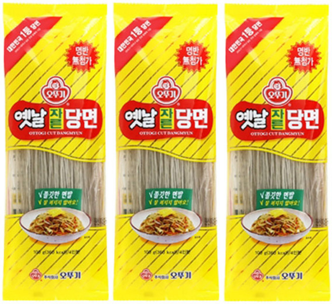 오뚜기옛날 자른 당면, 100g, 3개