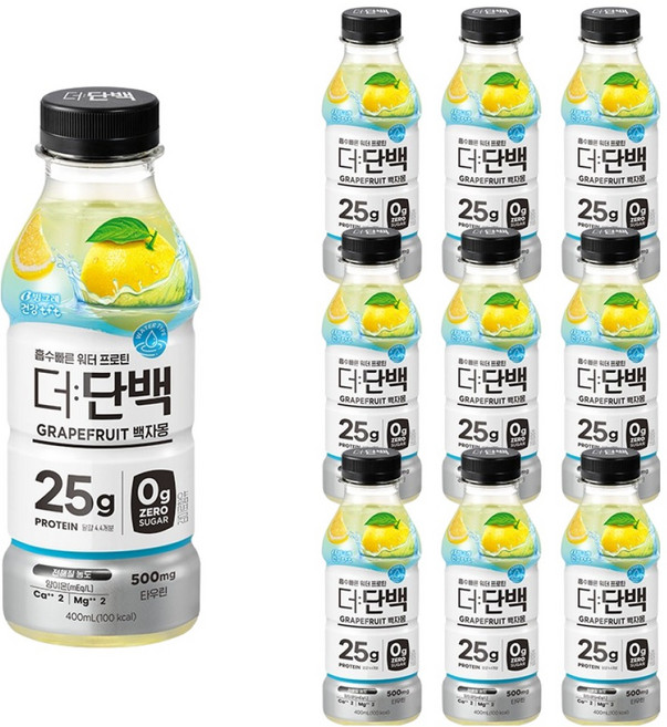 Deo Danbaek 白葡萄柚水蛋白飲, 10瓶, 400ml